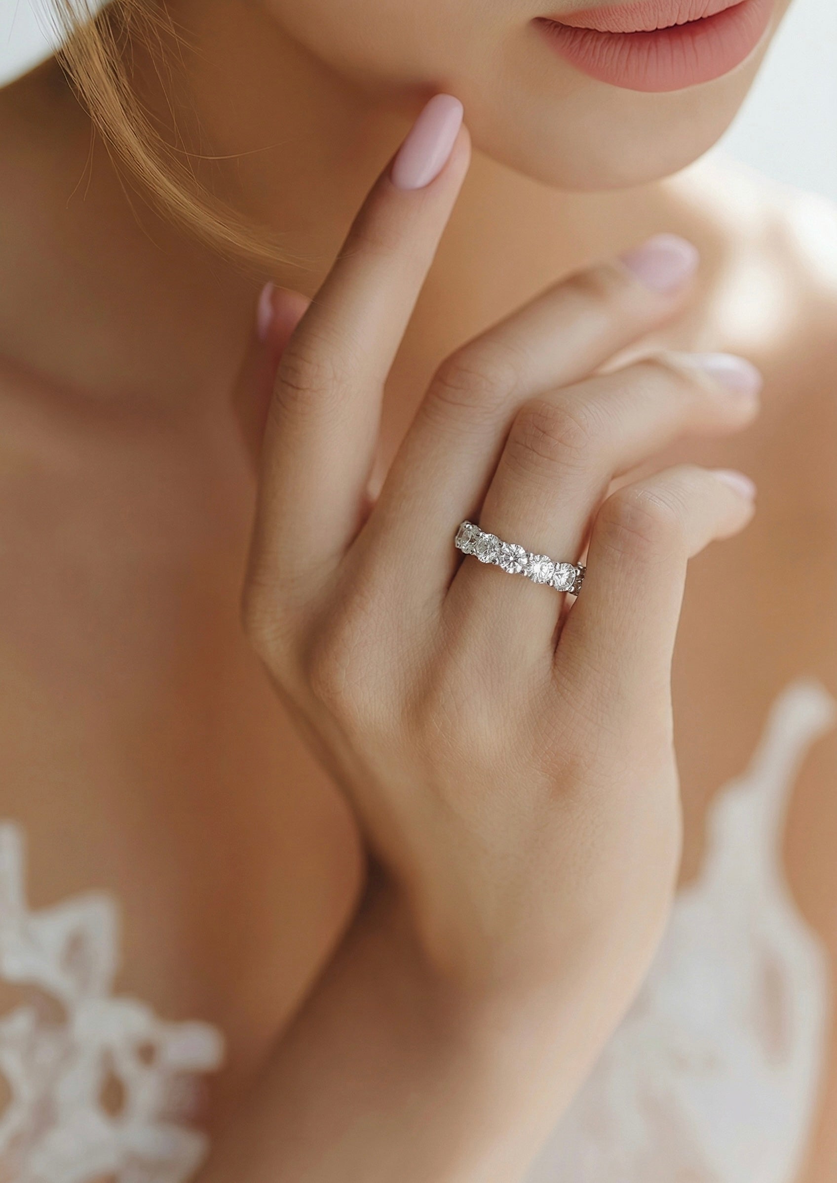 Round Eternity Ring U Prong