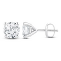 Round 4 Prong Martini Lab Grown Diamond Studs
