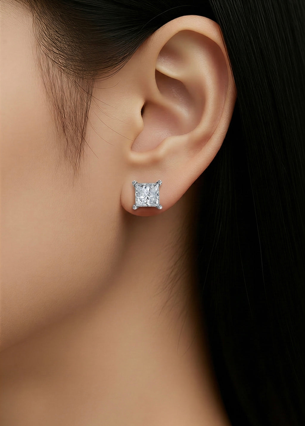 Princess Lab Grown Diamond Studs