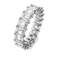 Emerald Eternity Ring Common Prong