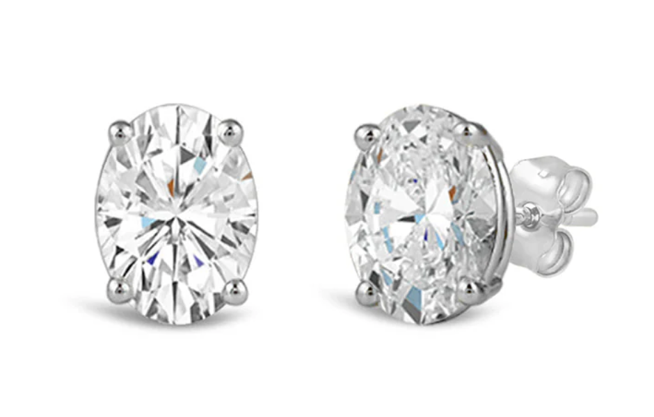 Oval Lab Grown Diamond Studs