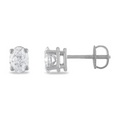 Oval Lab Grown Diamond Studs