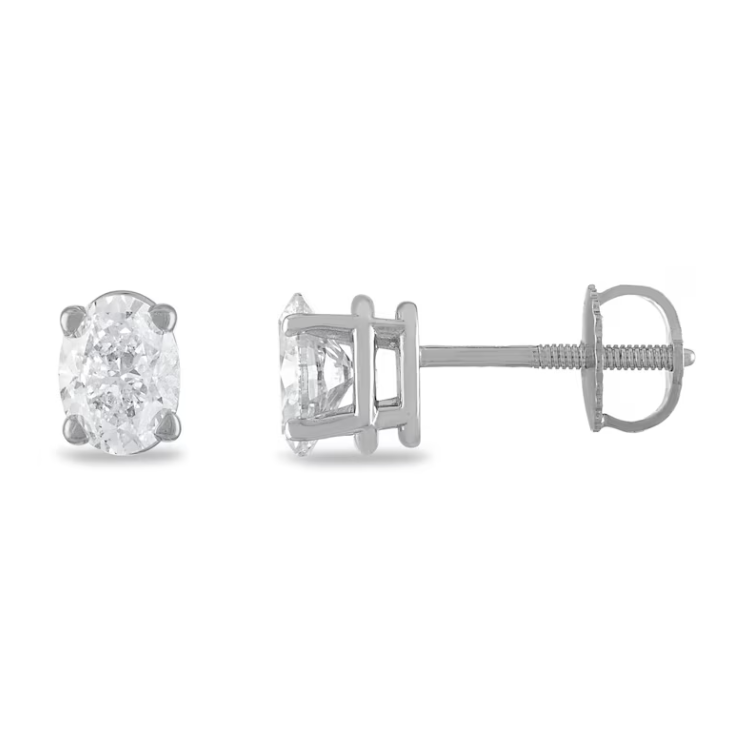 Oval Lab Grown Diamond Studs