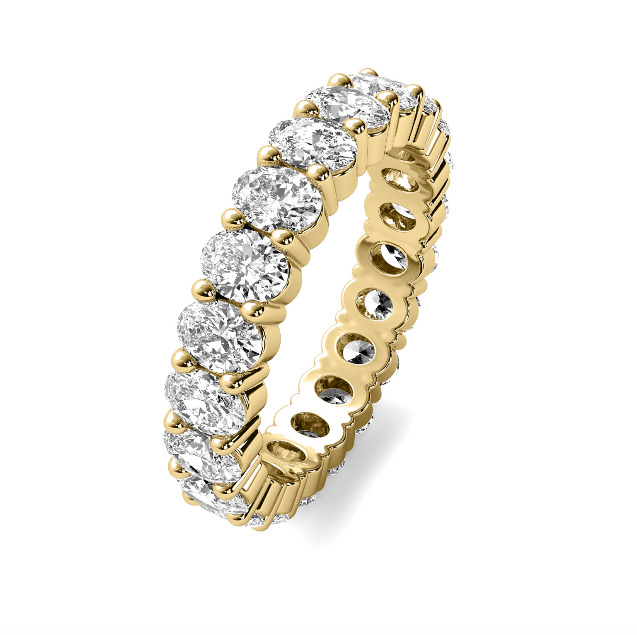 Oval Eternity Ring Common Prong