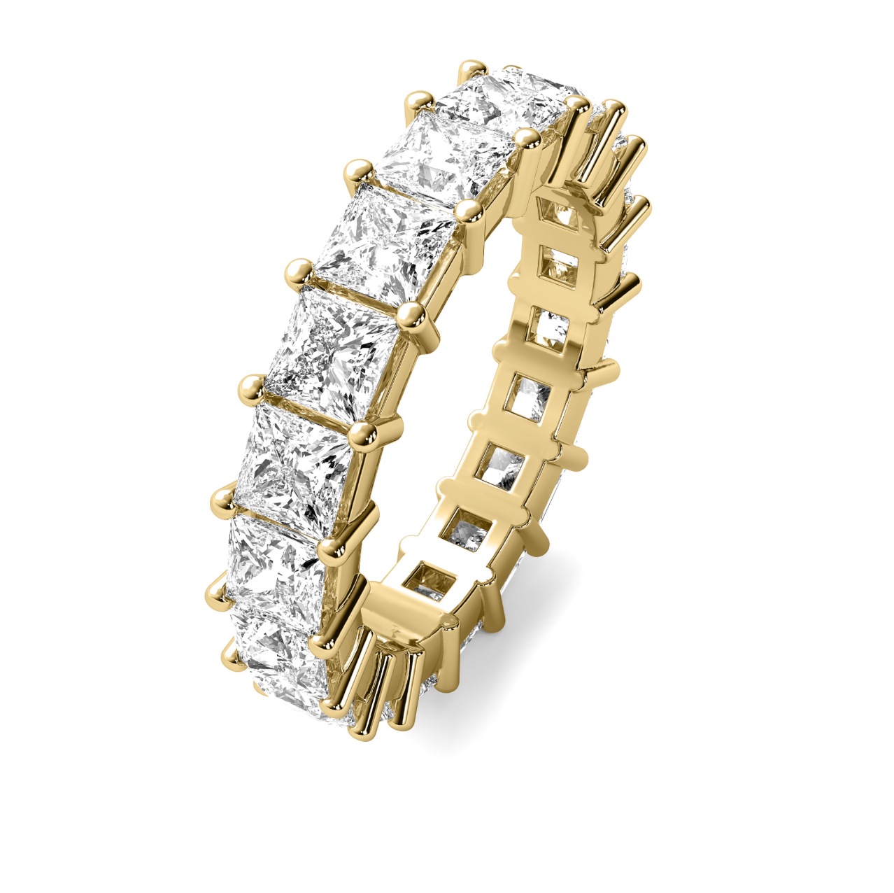 Princess Eternity Ring Common Prong