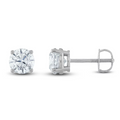 Round Basket Lab Grown Diamond Studs