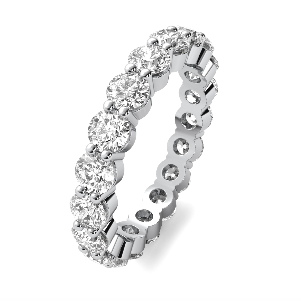 Round Eternity Ring Common Prong