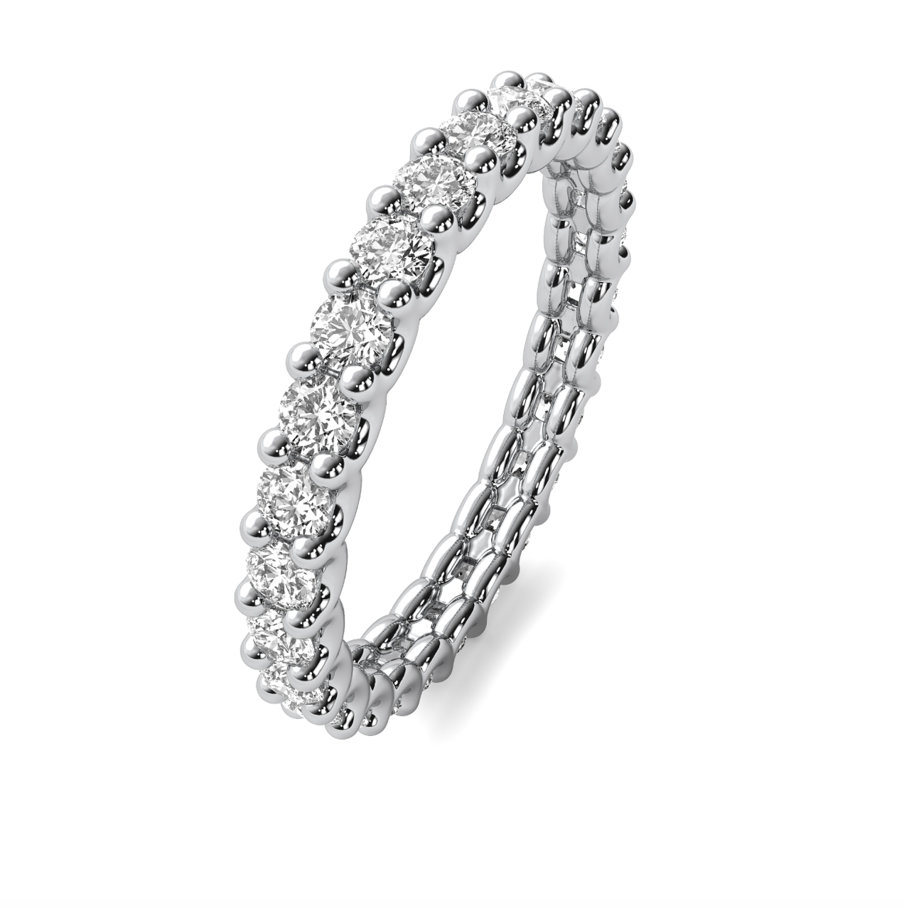 Round Eternity Ring U Prong
