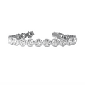 Tennis Bracelet Round Bezel