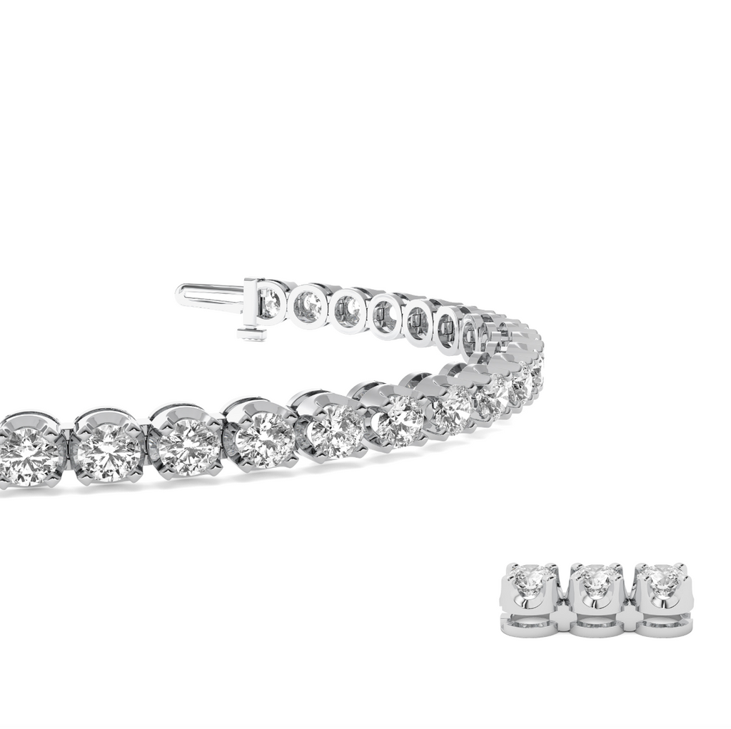 Tennis Bracelet Round Buttercup