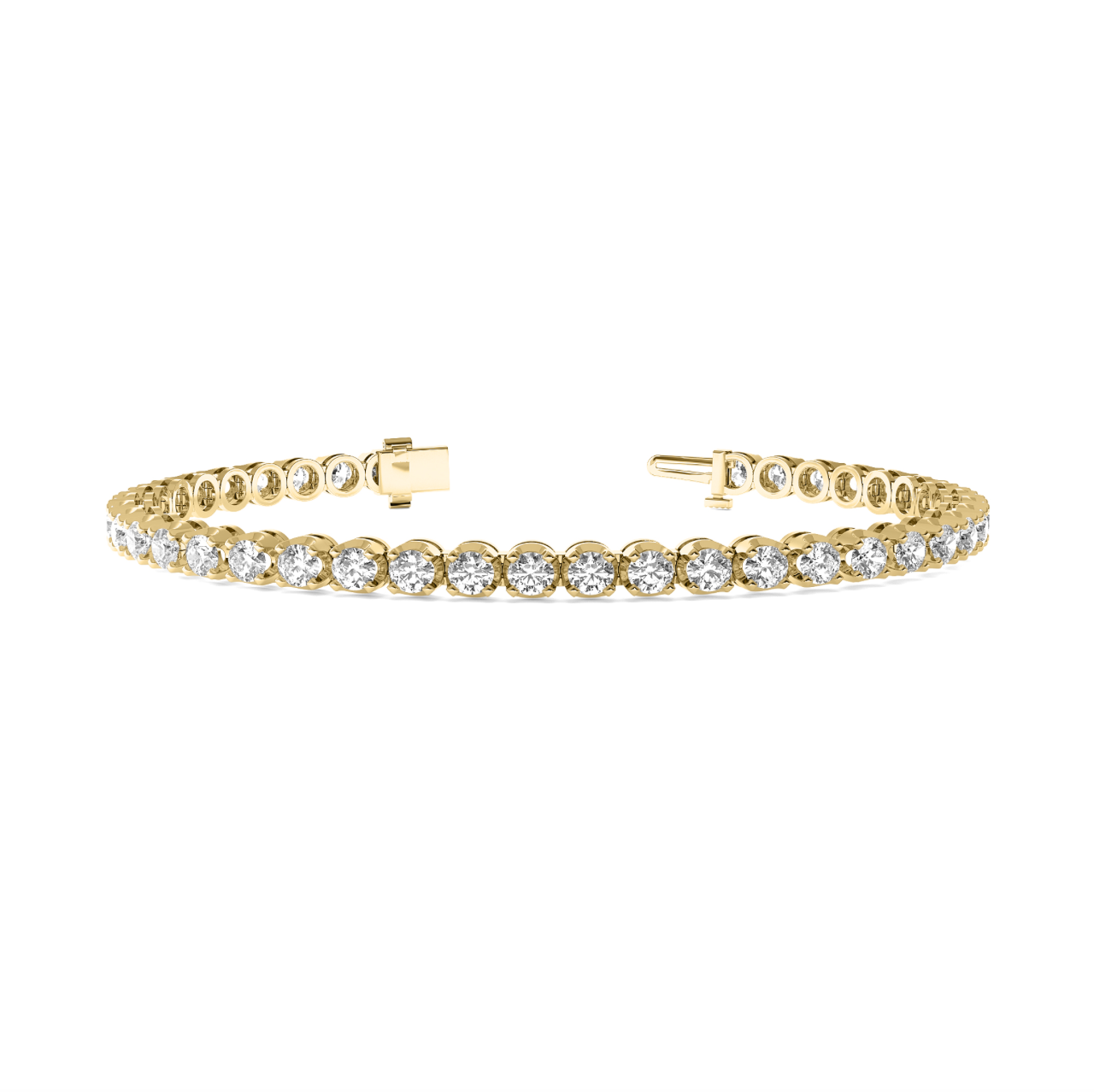 Tennis Bracelet Round Buttercup