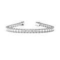 Tennis Bracelet Emerald North South