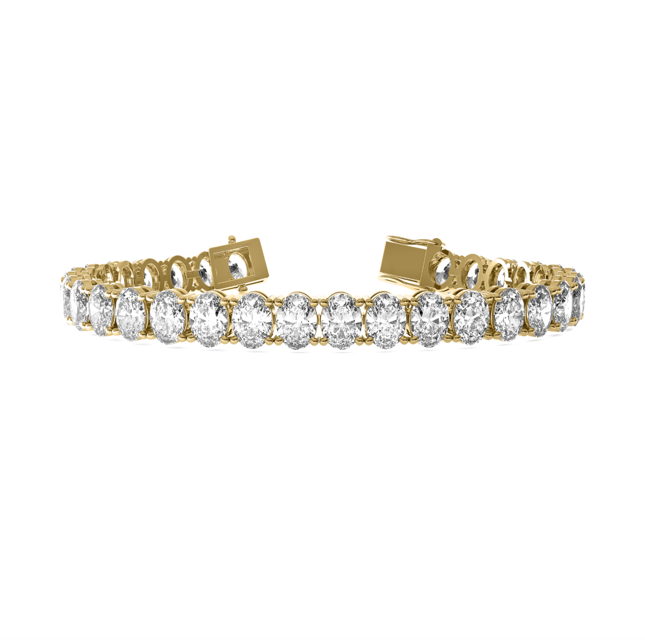 Tennis Bracelet Oval North South